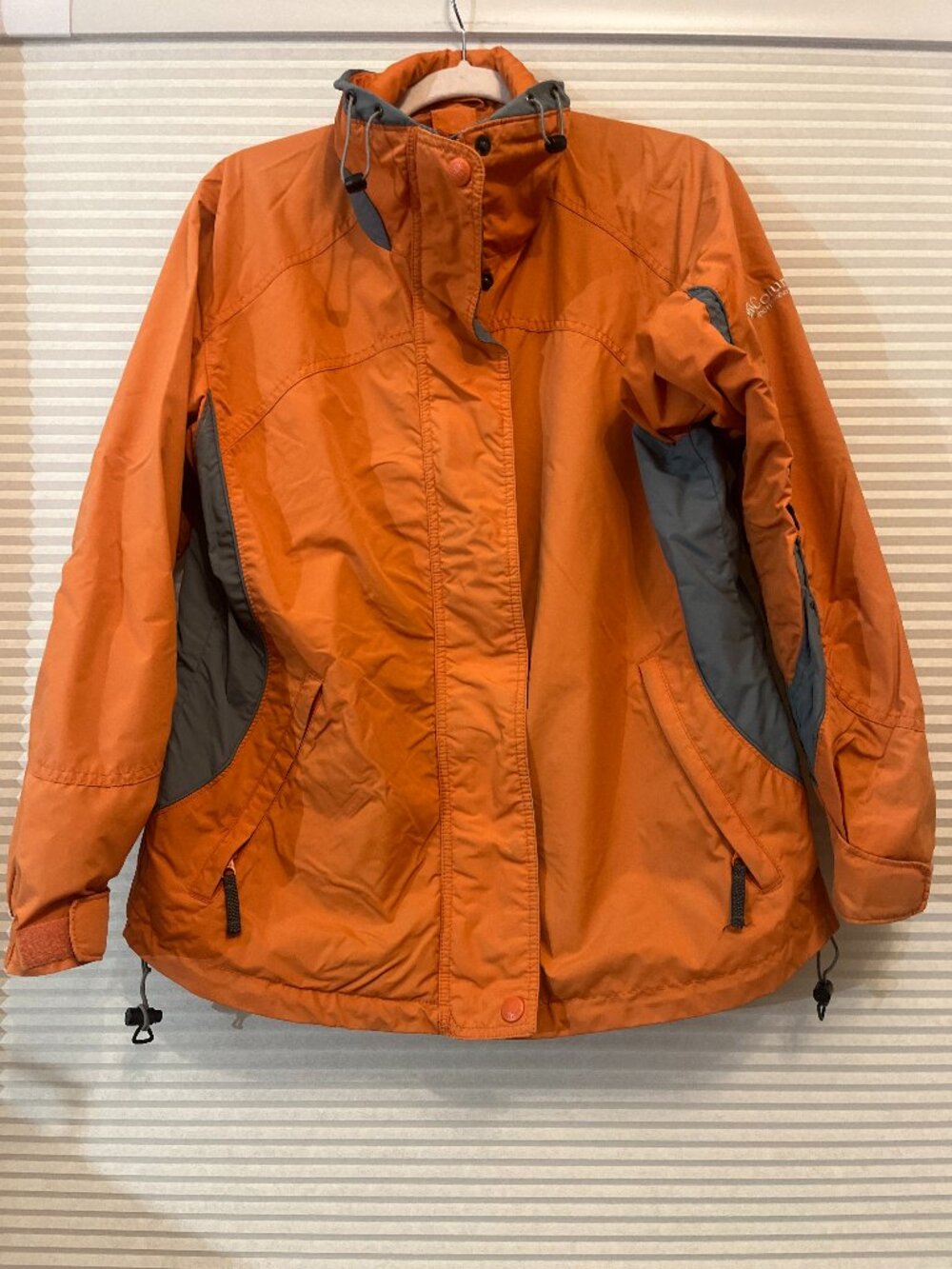 Columbia Omni-Shield Bugaboo Jacket Shell Orange Gray Y2K Retro - Size Women S